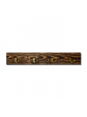 Vešiaková lišta - brúsená hnedá
